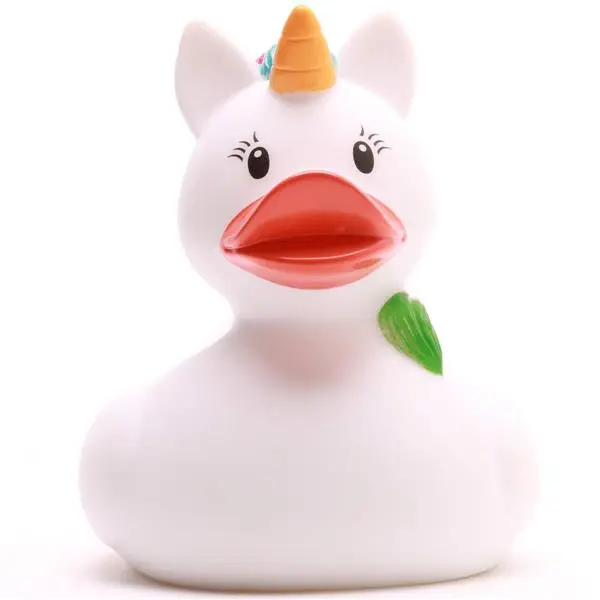 Lanco Duck - Quietscheente - weiss - Einhorn Lanco Duck - Quietscheente - weiss - Einhorn