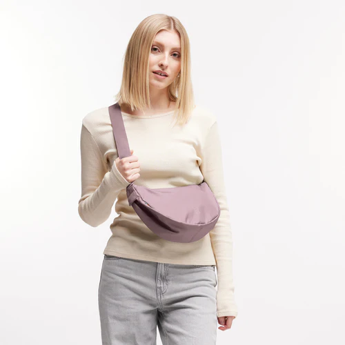 GOT BAG MOON BAG SMALL CALAMARY - Small Crossbody in Altrosa