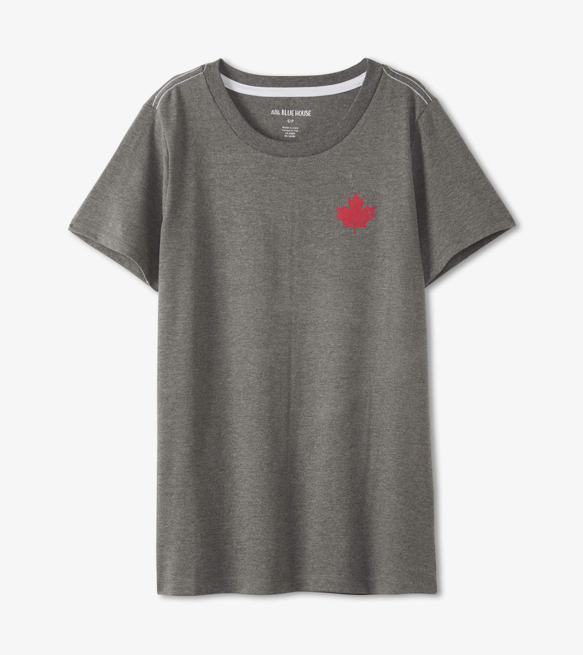 TSJFLAG001 Little Blue House Damen Pyjama T-Shirt - True North