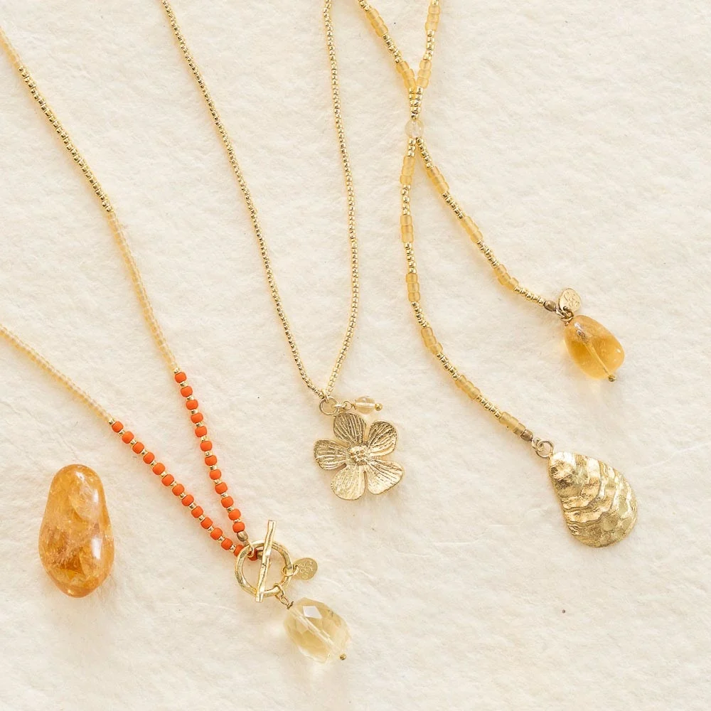 A Beautiful Story Secure Citrine Halskette 