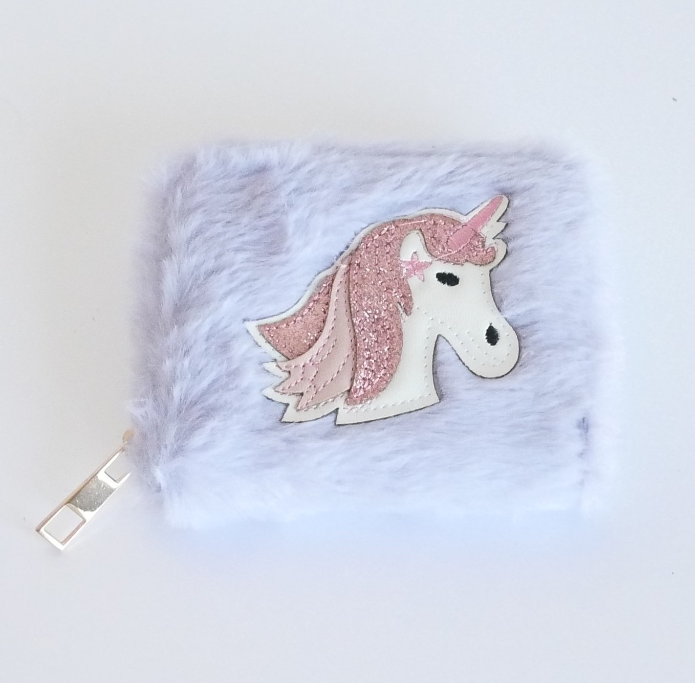KISME-KINDERGELDBORSE-EINHORN-PLUSCH-FLIEDER KisMe Kinder Geldbörse Plüsch Einhorn - Flieder
