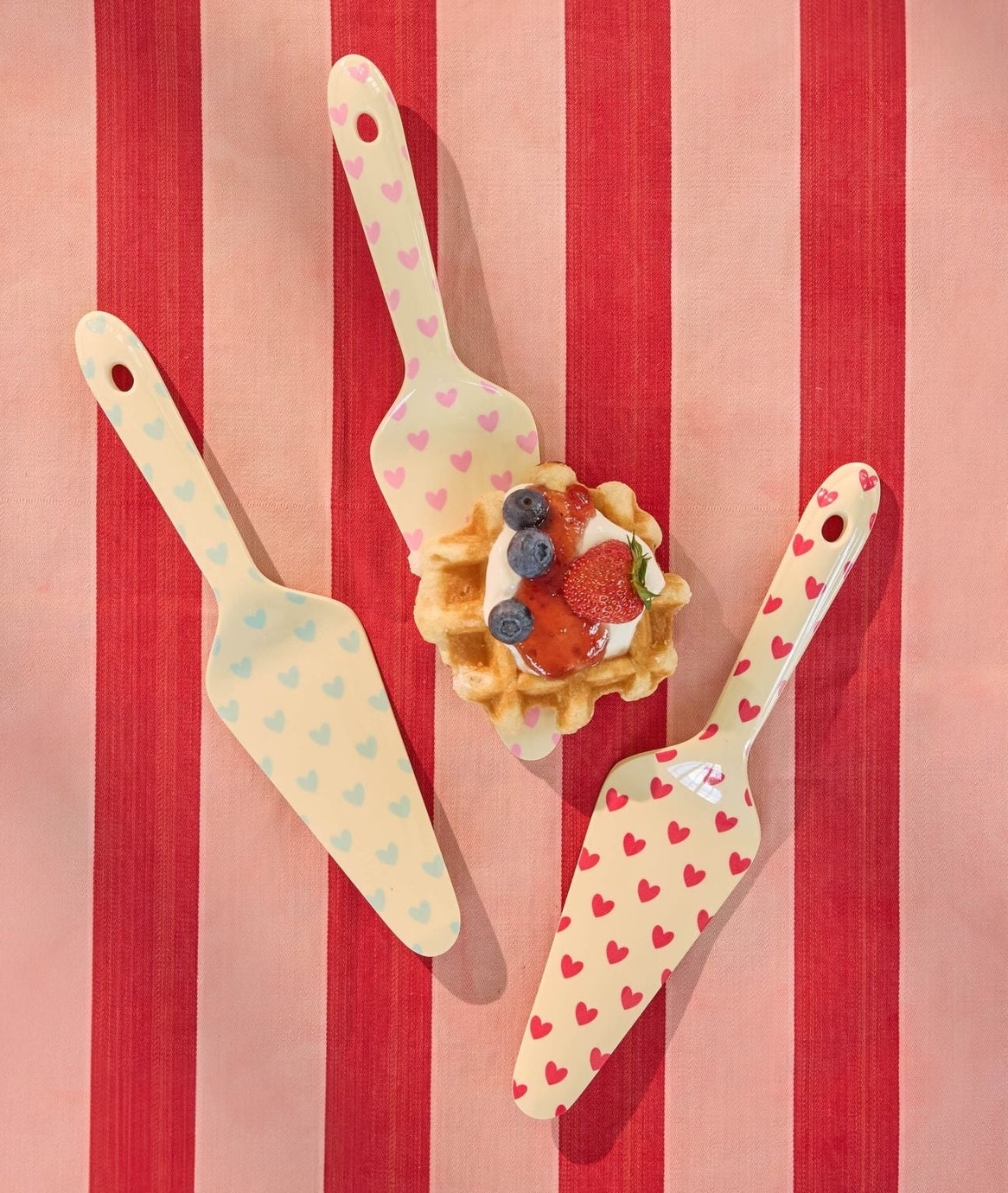 RICE Melamin Tortenheber - Herzen - Favorite Hearts Prints
