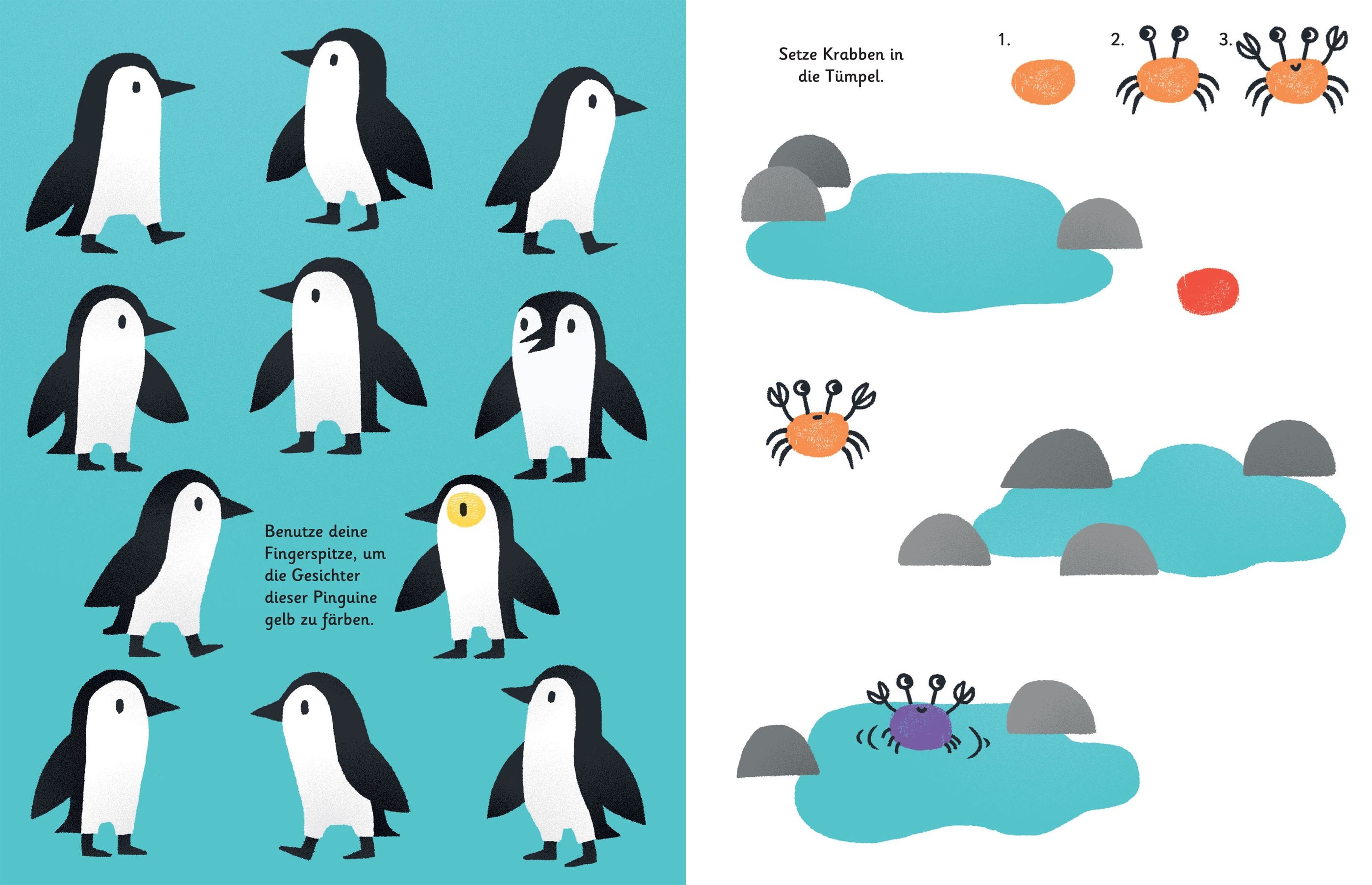 Usborne Fingerstempeln - Tiere