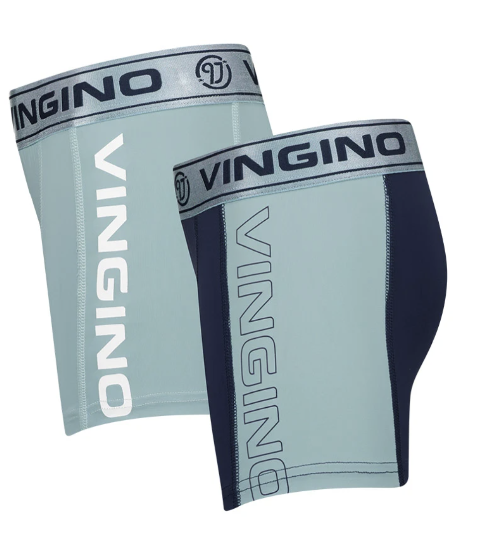 Vingino Boxer 2er Set - 4-Way Stretch Comfort Fit - Navy & Rauchblau