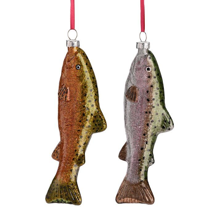 The Gift Company Weihnachtsschmuck - Glas Anhänger - Fisch The Gift Company Weihnachtsschmuck - Glas Anhänger - Fisch
