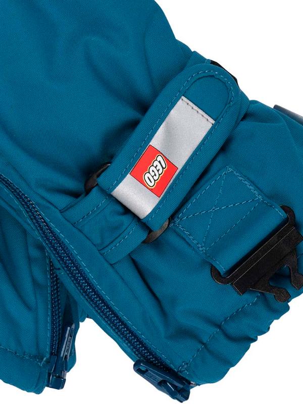 22871-613_10 LEGO Wear Fäustlinge - Wasserdicht mit Reißverschluss in Türkis Blau