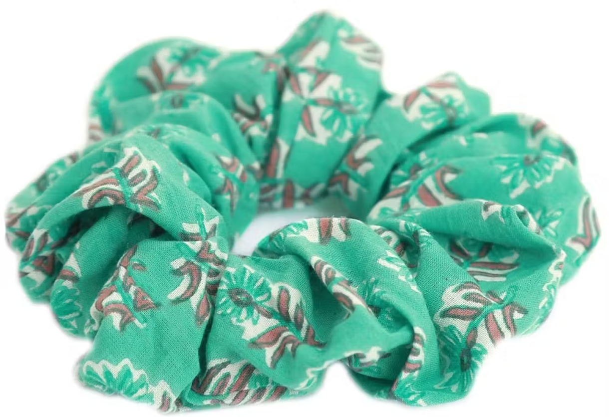 Love Ibiza Scrunchie Blumen - Minz