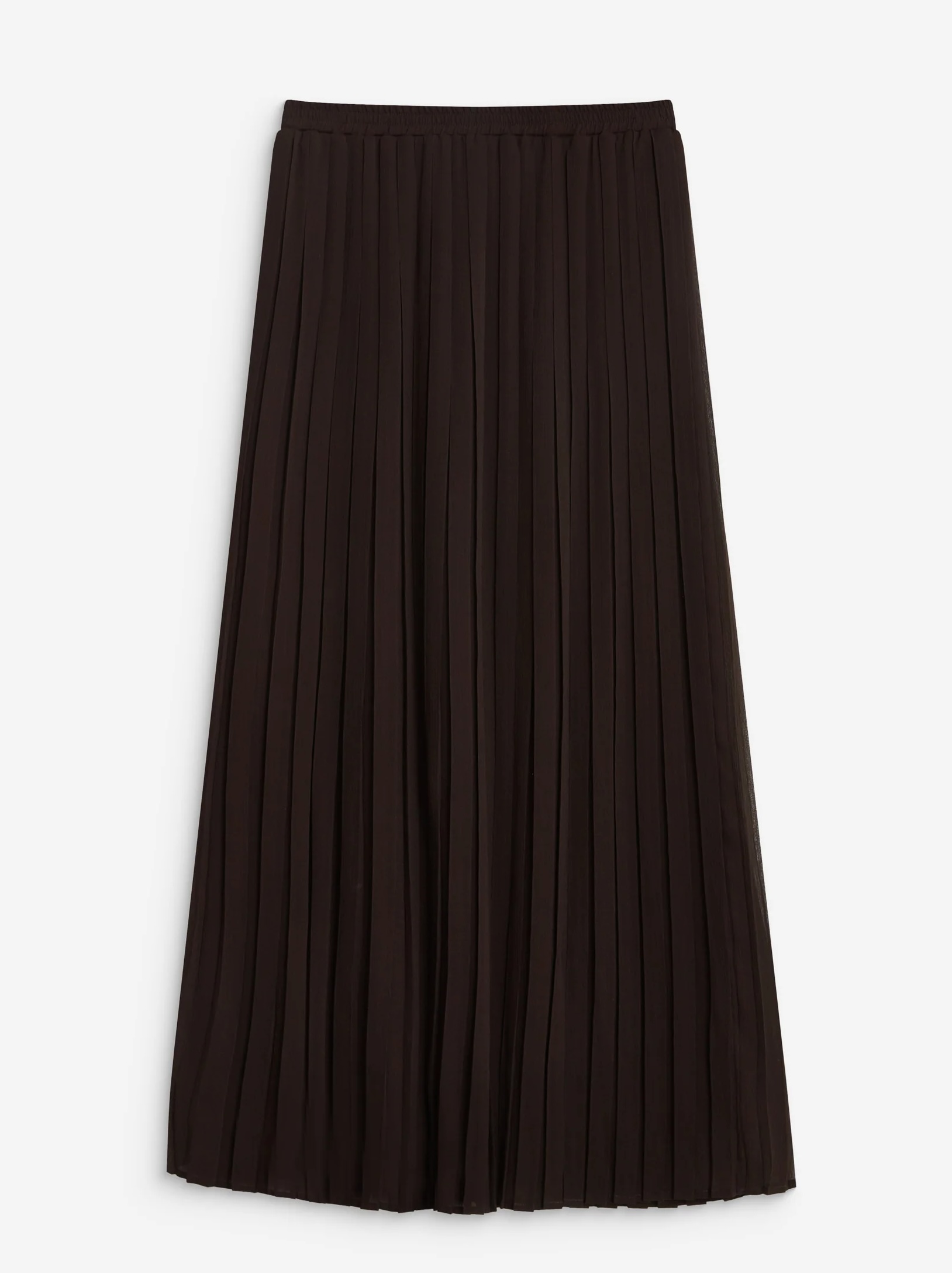 Grace & Mila Maxi Plissee Rock ANISSA in Schokobraun Grace & Mila Maxi Plissee Rock ANISSA in Schokobraun