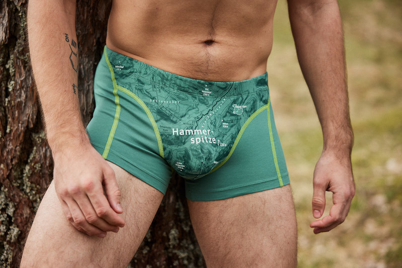 ESFE Alpine Bio-Wäsche Herren Boxer in Eucalyptus Grün - HAMMERSPITZE