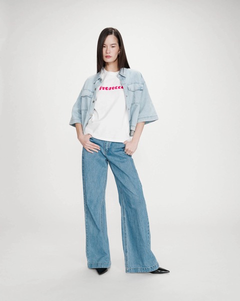 Grace & Mila T-Shirt VICO bedruckt - Fuchsia Prosecco Grace & Mila T-Shirt VICO bedruckt - Fuchsia Prosecco