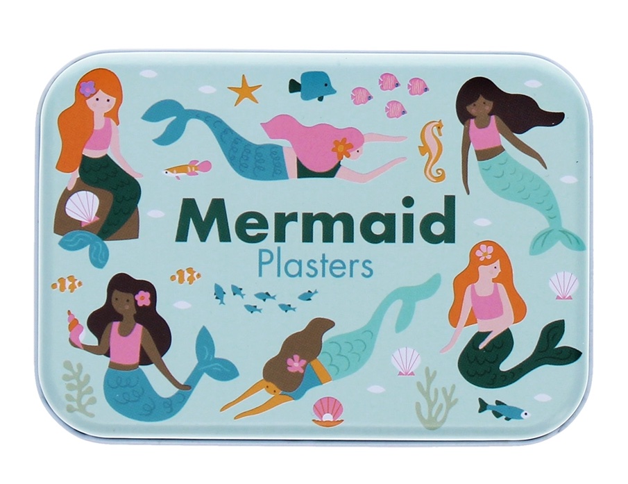 Rex London Kinderpflaster in einer Dose (30 Stk.) - Mermaids - Meejungfrauen
