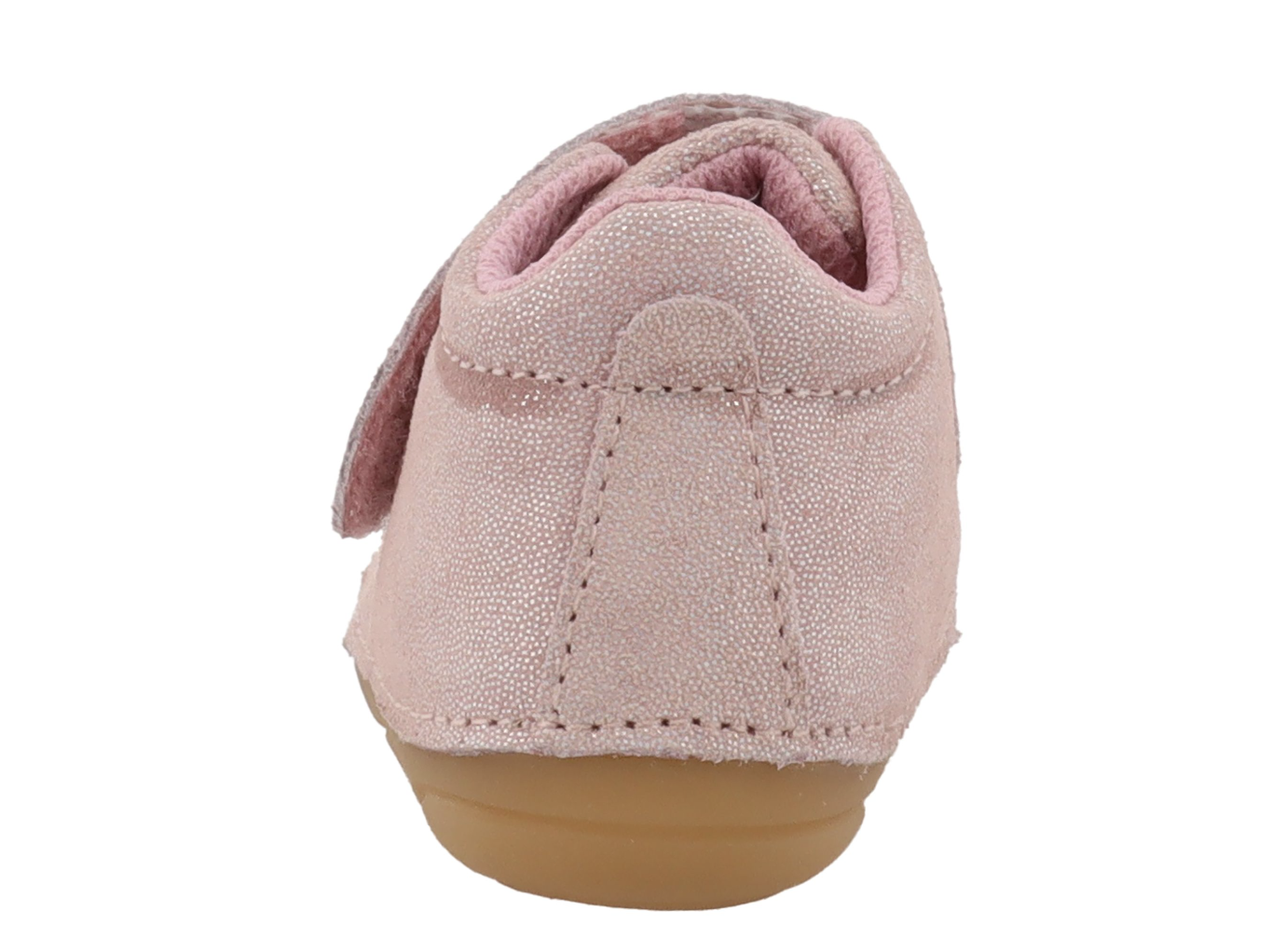 Lurchi Leder Lauflernschuhe FIDY mit Klett - Rose Glitter Lurchi Leder Lauflernschuhe FIDY mit Klett - Rose Glitter