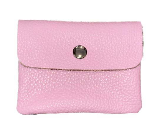 Soft Leder Geldbeutel in Sorbet Rosa - Klein Soft Leder Geldbeutel in Sorbet Rosa - Klein