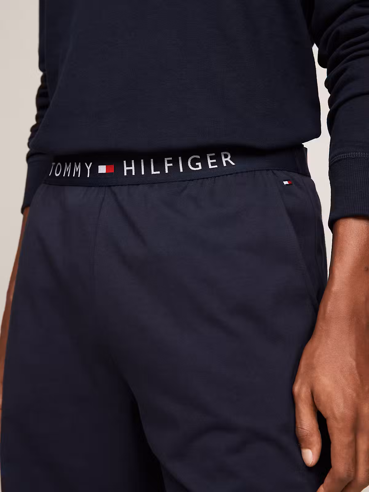 Tommy Hilfiger Herren Jersey Short in Dark Sky Navy Tommy Hilfiger Herren Jersey Short in Dark Sky Navy