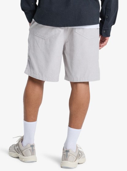 Quiksilver Taxer Cord - Kordshorts für Männer in Micro Chip