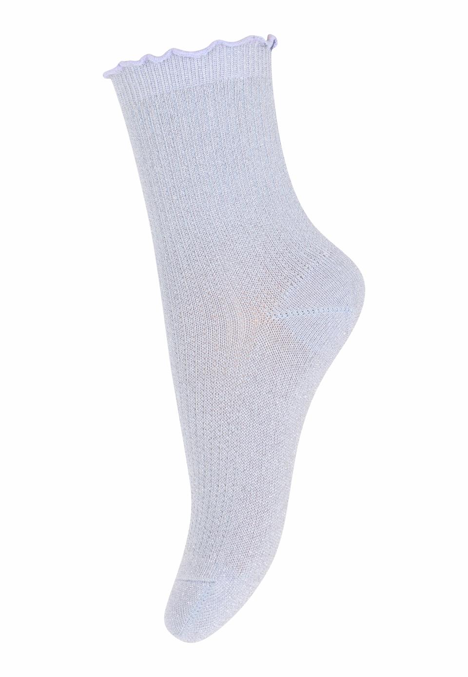 MP Denmark Doris Glitzer Socken in Heather Sky in Flieder