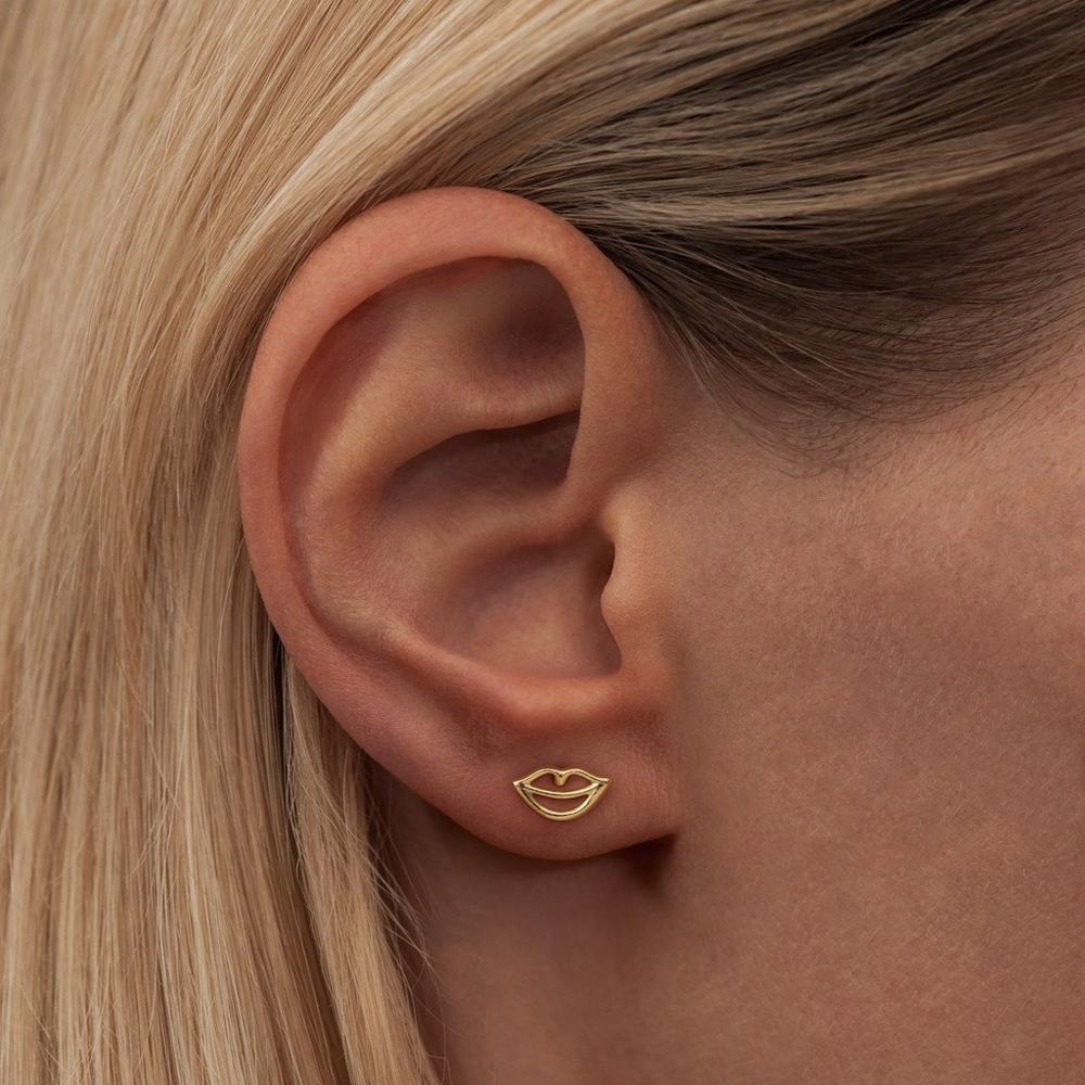 LuLu Secret - Glänzend Vergoldet - Lippen
