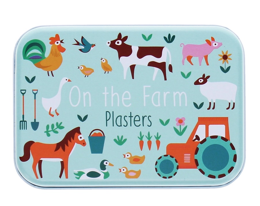 Rex London Kinderpflaster Pflaster in Dose - Bauernhof Farm Rex London Kinderpflaster Pflaster in Dose - Bauernhof Farm