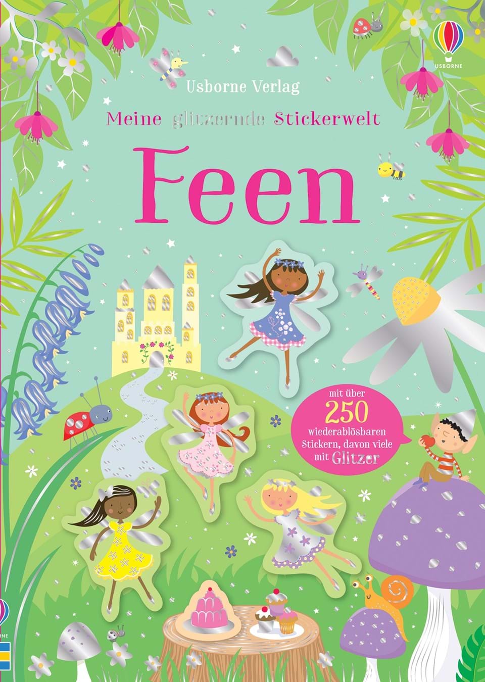 Usborne-Stickerbuch-Feen Usborne Glitzer Stickerbuch Feen
