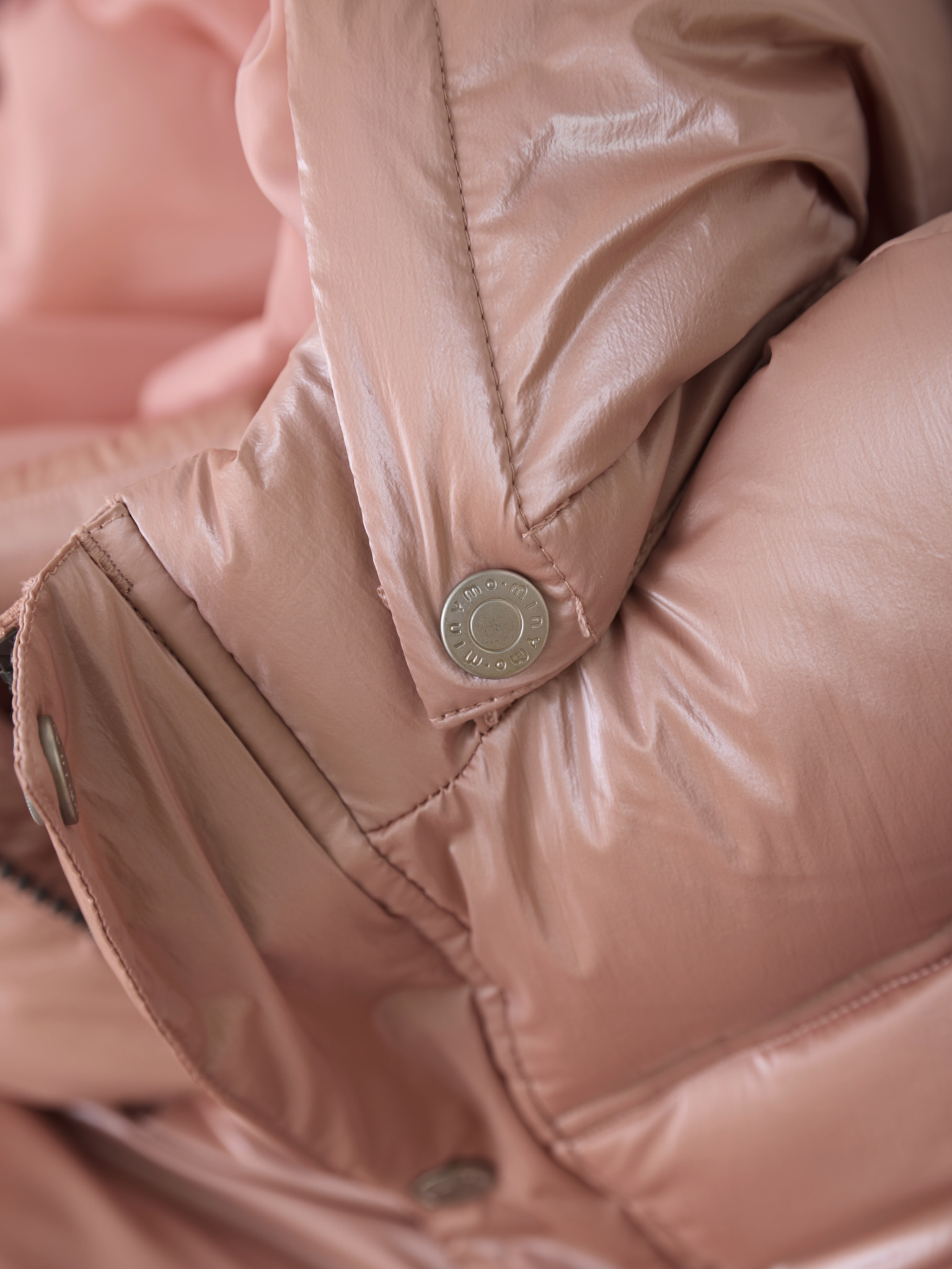 Minymo Winter Steppjacke glänzend - Misty Rose/Altrosa - SALE Minymo Winter Steppjacke glänzend - Misty Rose/Altrosa - SALE