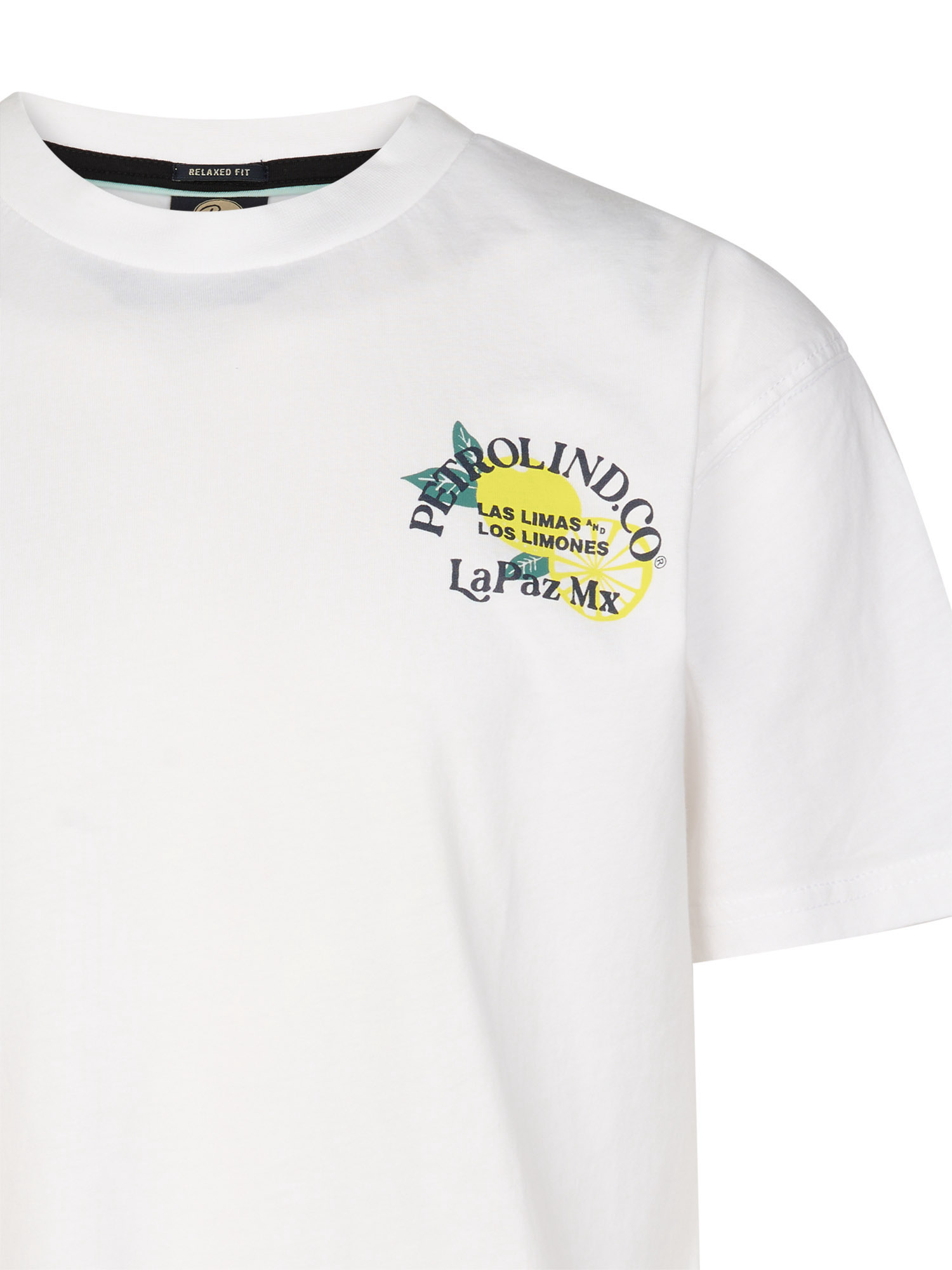 Petrol Industries Jungs T-Shirt in Weiß - Las Limas Los Limones