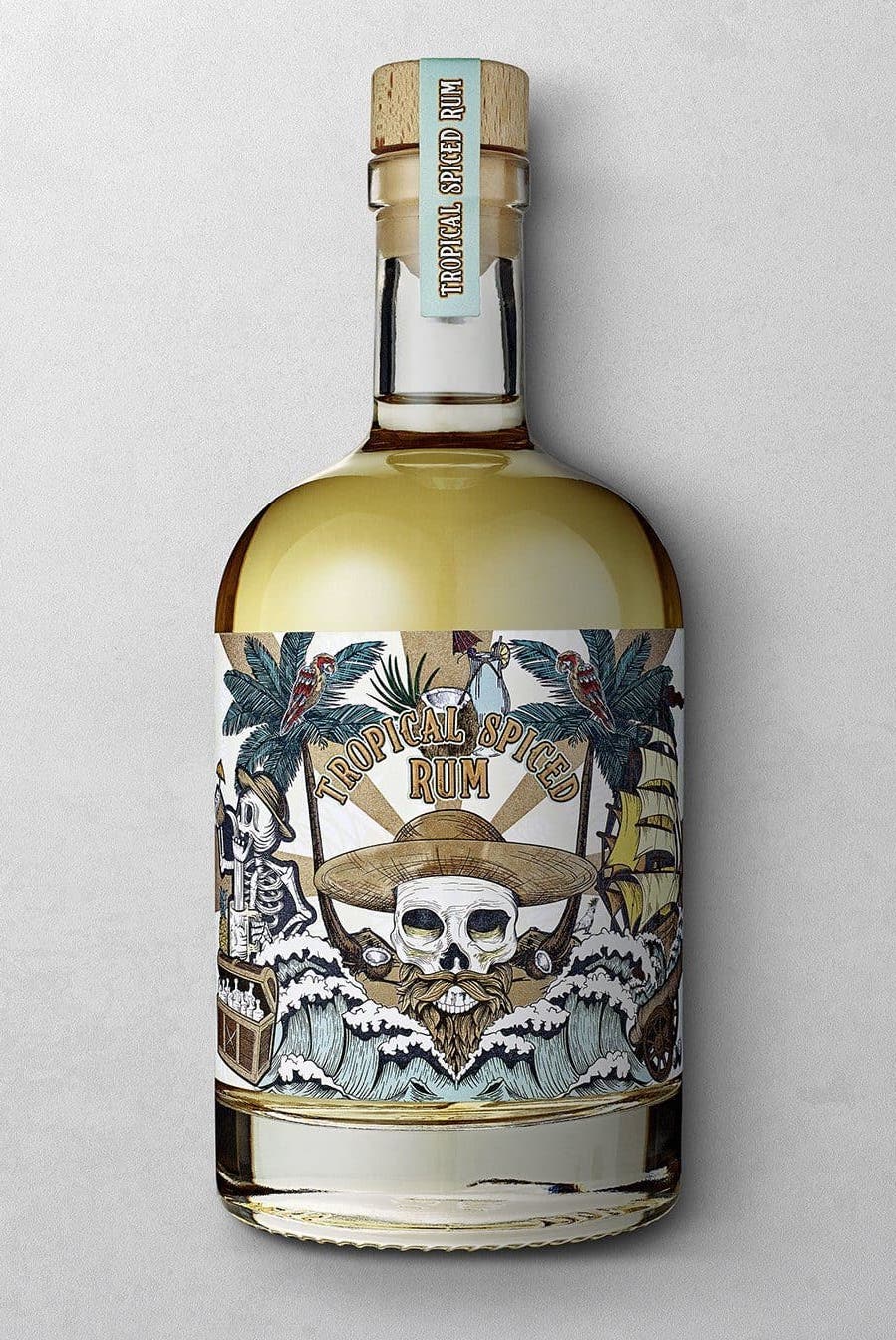 Wajos Tropical Spiced Rum - 500ml