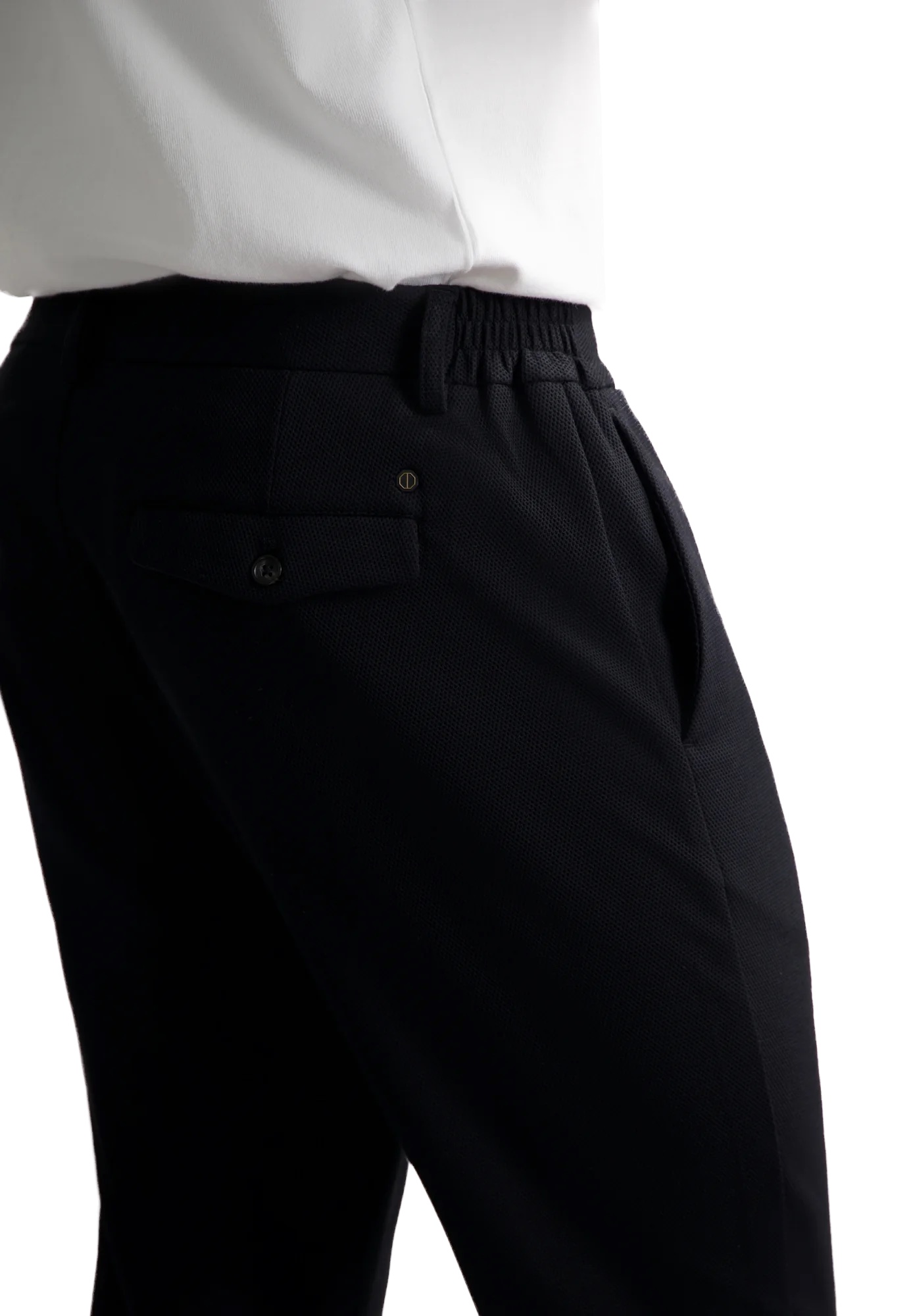 DSTREZZED Lancaster Pique Chino - Schwarz - SALE DSTREZZED Lancaster Pique Chino - Schwarz - SALE