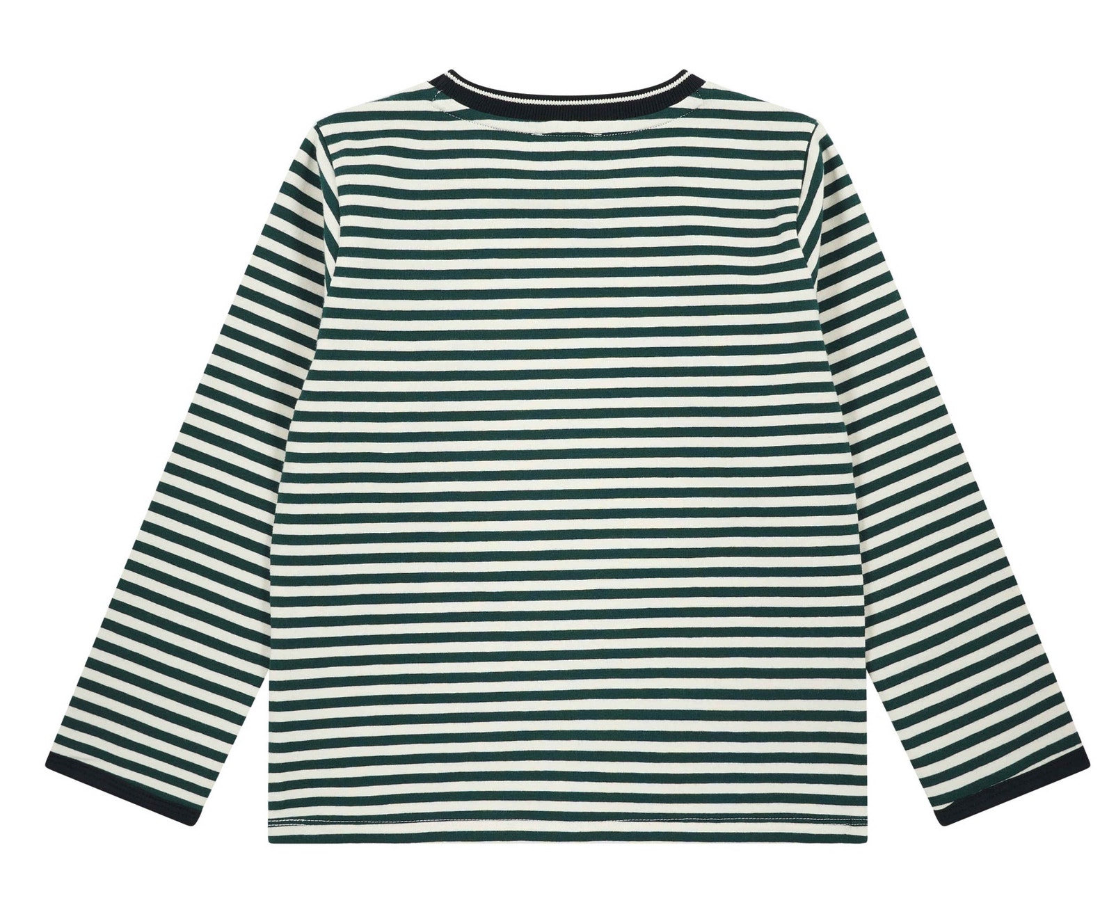 Steiff Bärenstarkes Langarm-Shirt Creme Grün Gestreift Steiff Bärenstarkes Langarm-Shirt Creme Grün Gestreift