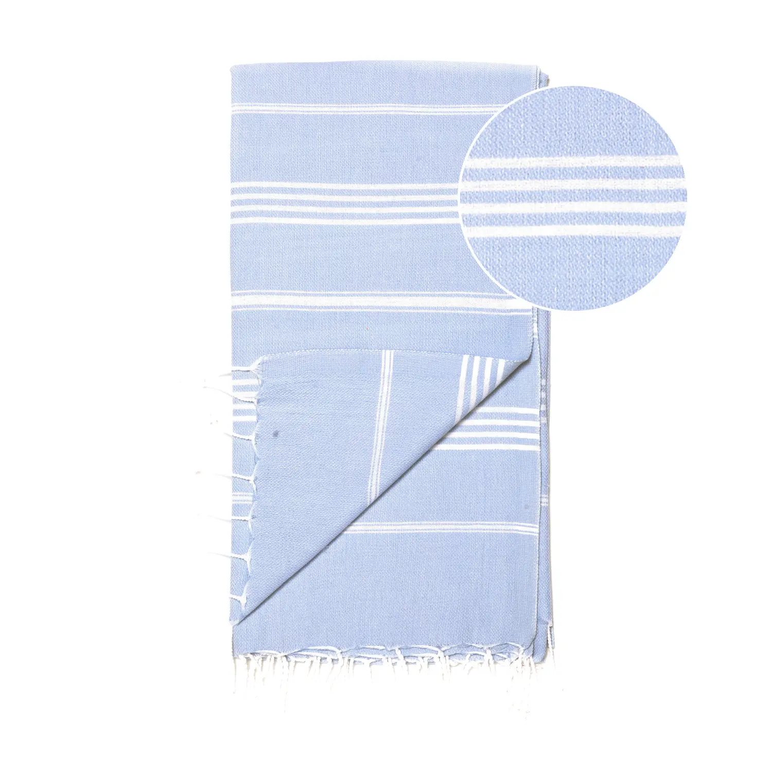 Ipanema-hellblau Towel to Go - Towel to Go Ipanema Hamamtuch mit Geschenkbox in Hellblau