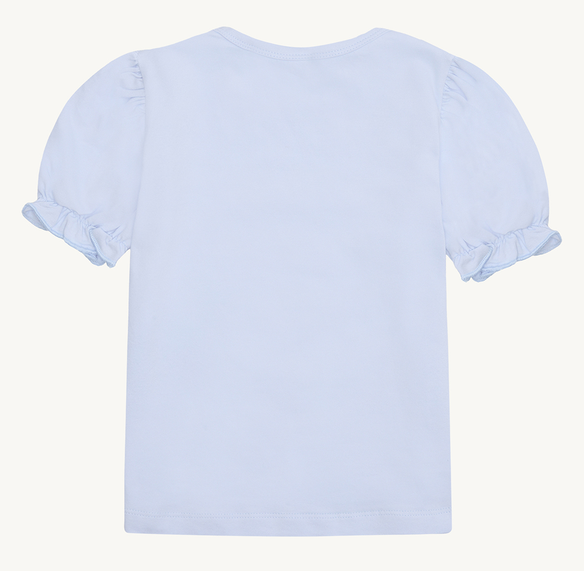 Hust & Claire Alma Bio-Baumwolle T-Shirt in Hellblau mit Muschel - Let Your Light Shine - SALE