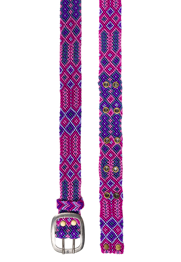 Smitten Perugürtel Geknotet Adriana Berry - Pink Berry, Lila & Rosa