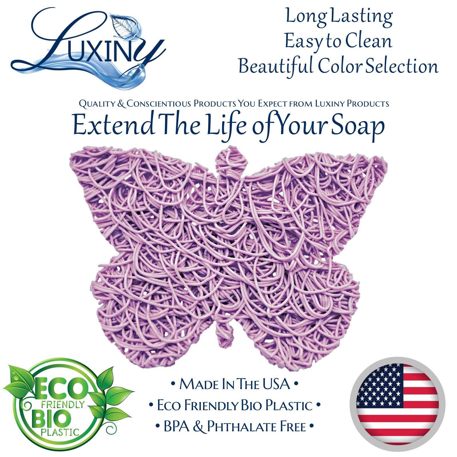 Luxiny Seifenschoner - Lilac Butterfly - Flieder Schmetterling - SALE