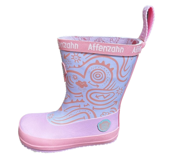 Affenzahn Gummistiefel Regenstiefel in Pink Vegan Plashy Einhorn