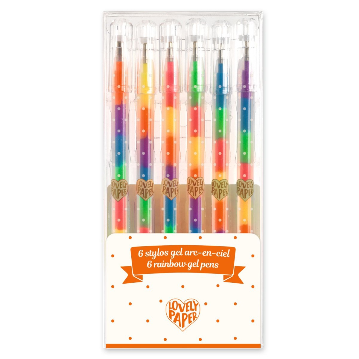 DD03787-6-Regenbogen-Gelstifte-1 Djeco Regenbogen Gelstifte Set - 6 Stifte