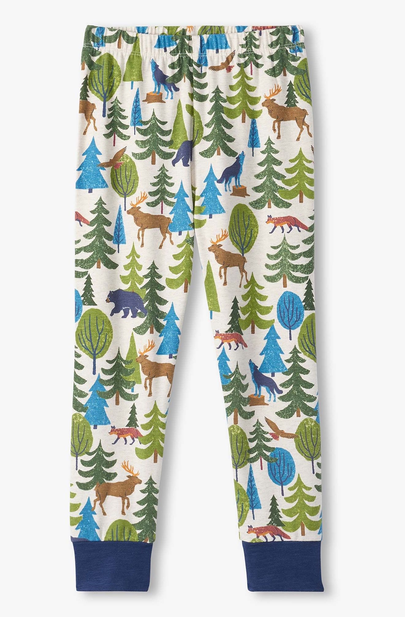 Hatley Langarm Pyjama - Waldtiere - Fuchs & Elch
