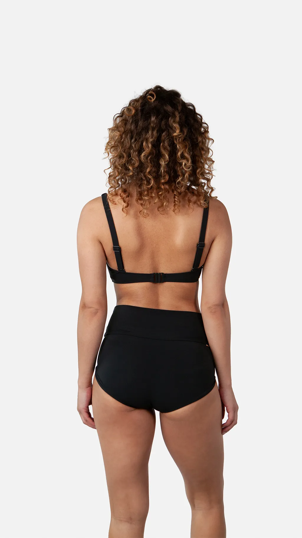 Barts Bikini Top - Solid Cross Halter Full in Schwarz - E Cup