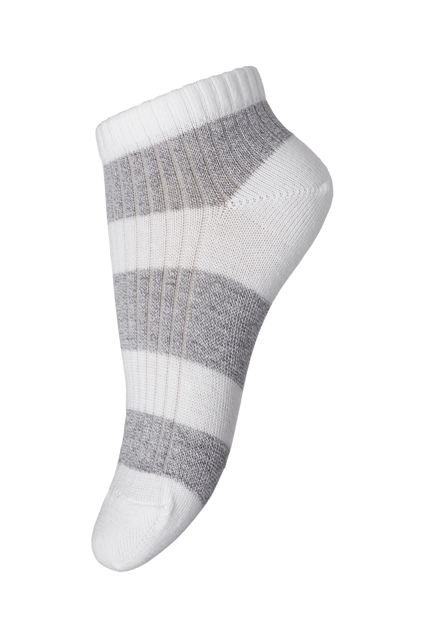 MP Denmark Füßlinge Sneaker Socken - Weiß/Grau