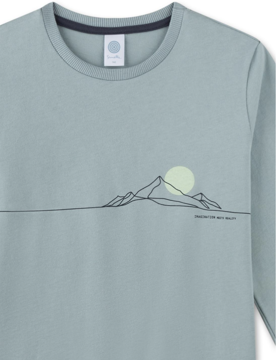 Sanetta Jungs Pyjama/Schlafanzug - Berge Sanetta Jungs Pyjama/Schlafanzug - Berge