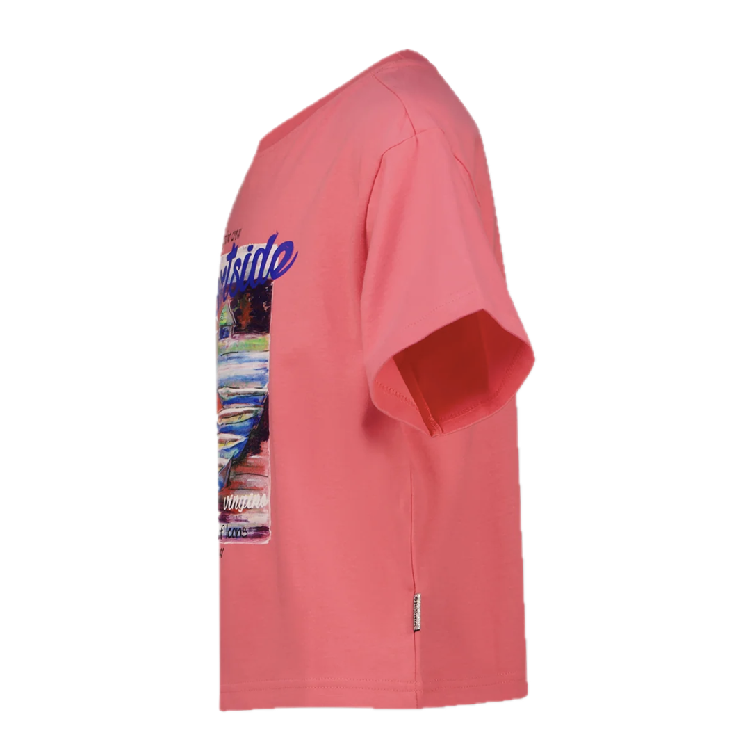 Vingino Mädchen T-Shirt Harma in Coral - Portside Vingino Mädchen T-Shirt Harma in Coral - Portside