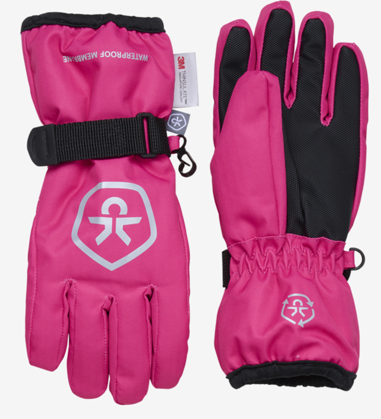 Color-Kids-Fingerhandschuh741245pink-HH Color Kids - Ski Handschuhe - Gloves - Wasserdicht in pink