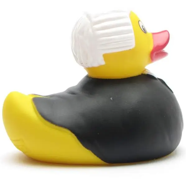 Lanco Duck Naturkautschuk Badeente Gummiente Judge - Richter