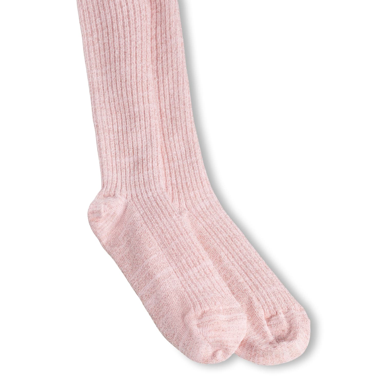Molo Glitzer Strumpfhosen Baumwolle Mischung Gerippt - Cloud Pink Rosa Molo Glitzer Strumpfhosen Baumwolle Mischung Gerippt - Cloud Pink Rosa