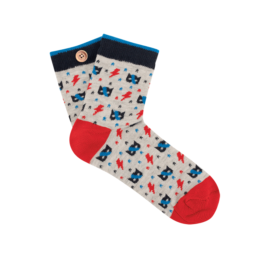 Cabaia Kids Socken Samuel & Candice - Kindersocken Masken