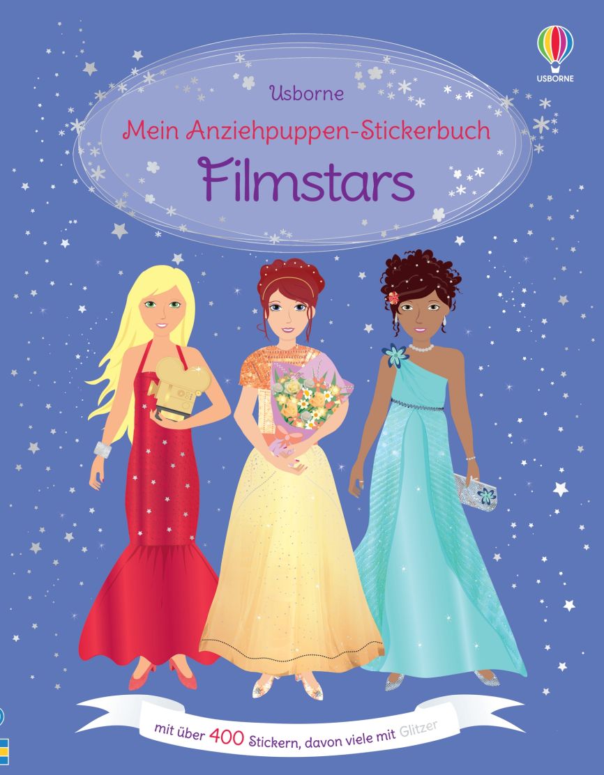 Usborne Mein Anziehpuppen-Stickerbuch: Filmstars Usborne Mein Anziehpuppen-Stickerbuch: Filmstars
