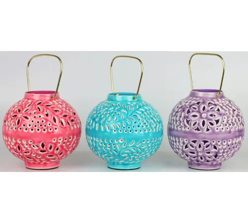 HOFF Interieur Laterne Cordoba Small in Flieder