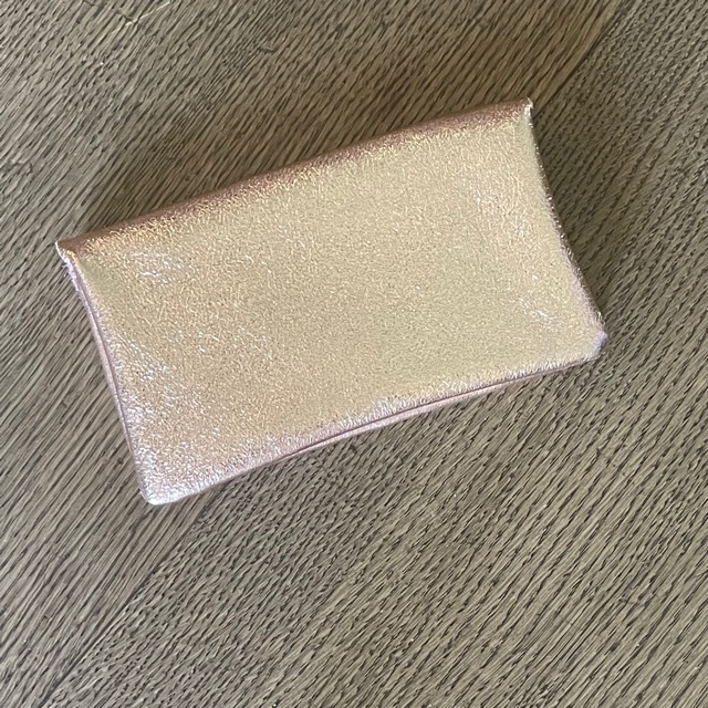 Soft Leder Glitzer Geldbeutel - Rosegold Glitzer Glam