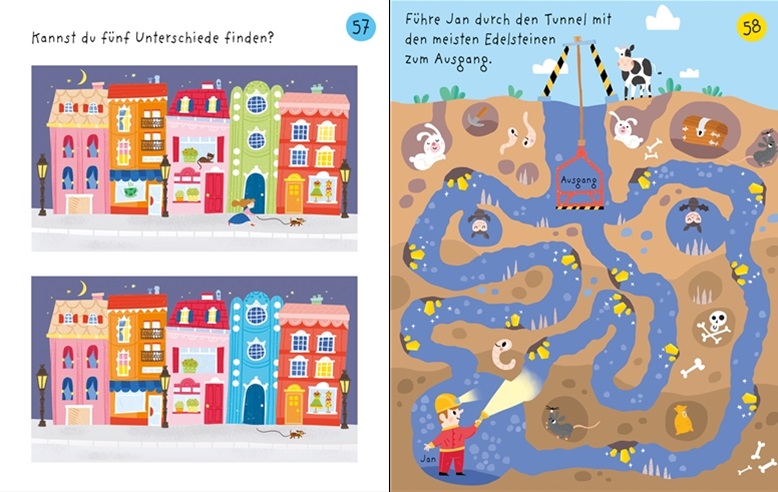 Usborne Mein erster Rätsel-Mitmachspaß