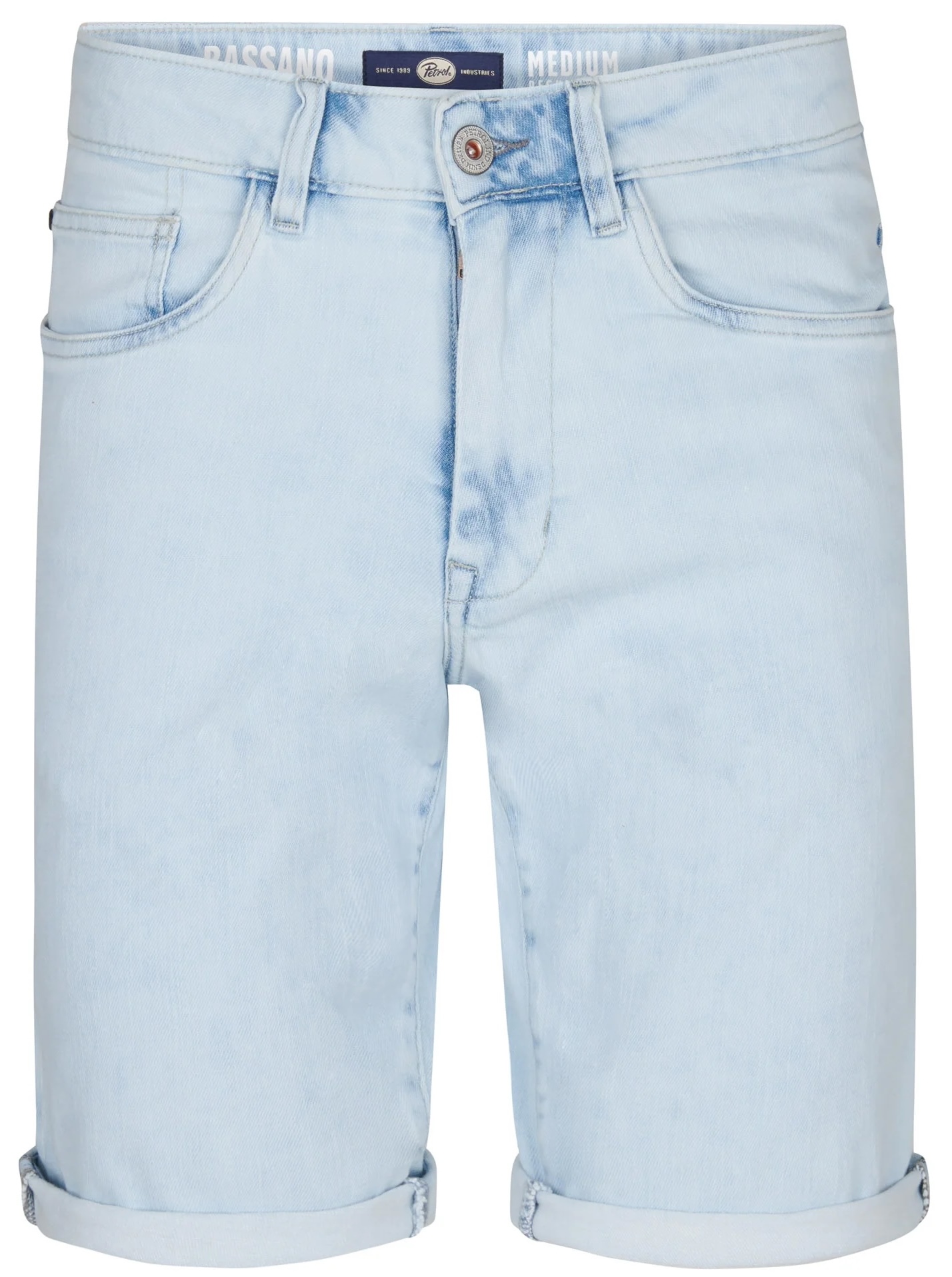 Petrol Industries Herren regular Jeansshort Bassano Shockwave in Blau Petrol Industries Herren regular Jeansshort Bassano Shockwave in Blau
