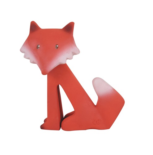 Tikiri Natur Kautschuk Fuchs Quietschfigur im Geschenkschachtel