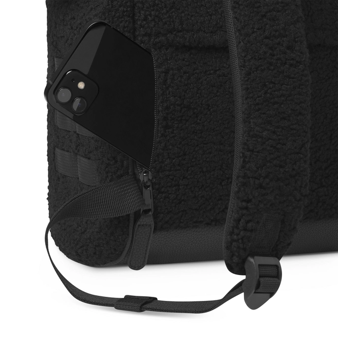 Cabaia Rucksack DHAKA Small mit Laptop-Fach - Teddy Schwarz